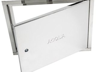 Puerta Acero Galvanizado Inoxidable-Contador Para Agua-Todas Las Medidas, Acero Inoxidable