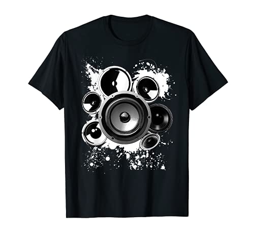 Pulgada del subwoofer de la frecuencia de sonido de la electrónica Camiseta