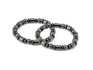 Pulsera Magnética Adelgazante 2 piezas Pulsera de piedra con estilo unisex de pérdida de peso Pulsera magnética de cuidado de la salud Mujer Hombre Regalos para padres Amigos