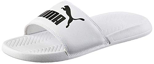 PUMA Popcat, Zapatos de Playa y Piscina, para Unisex adulto, Blanco (Puma White-Puma Black), 42 EU