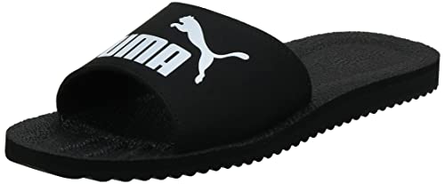 PUMA Purecat, Sandalias, para Unisex adulto, Negro (black-white), 42 EU