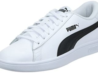 Puma Smash v2 L, Zapatillas Unisex adulto, Blanco (Puma White/Puma Black), 43 EU
