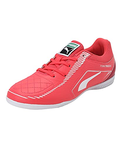 PUMA TRUCO II Jr, Zapatillas de fútbol sala, Unisex niños, Multicolor (Sunblaze Puma White Urban), 37 EU