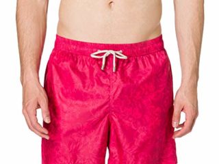Punto Blanco Seashore Bañador para Hombre, Rojo, Grande