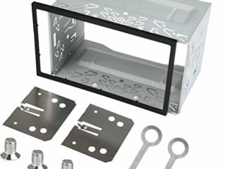 QLOUNI 2DIN Marcos para Auto Radio Sonido para Vehículos Universal para Serie Volkswagen ISO 1997-2009