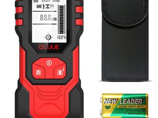 QLUUE Detector de Pared, Sensor ElectróNico 5 En 1, EscáNer De Pared, Detector De Tubos De Metal, Pantalla Lcd Con BateríA, Para Detectar Madera, Metal Y Cables En La Pared