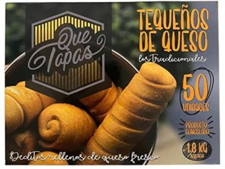 Que tapas Tequeños tradicionales, palitos rellenos de queso envueltos en masa crujiente - (50 Unidades)