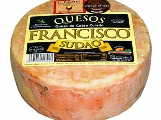 Queso de Cabra Sudao Extremeño - Producto Artesano Maduración 3 a 4 Meses Peso Aproximado 800 - 850 gramos - Elaborado con leche pasteurizada de Cabra - Queso Completo