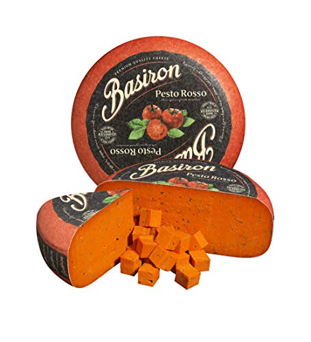 Queso Gouda Pesto Rojo Basiron Cheese 4,5 Kg
