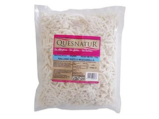 Queso rallado mozzarella Quesnatur 1 Kg