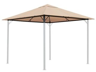 QUICK STAR Techo de repuesto para Gazebo de jardín 3x3m Beige