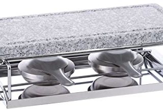 Quid Arbon - Set de piedra de asar con 2 quemadores, especial carne