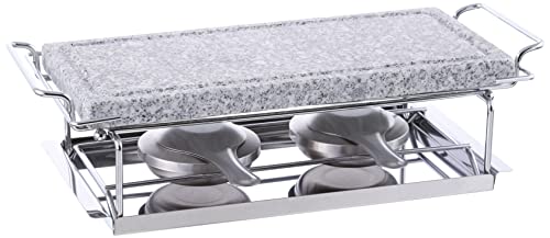 Quid Arbon - Set de piedra de asar con 2 quemadores, especial carne