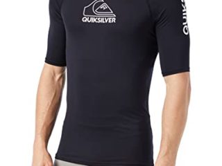 Quiksilver - On Tour Licra de Manga Corta con Protección Solar UPF 50 para Adulto
