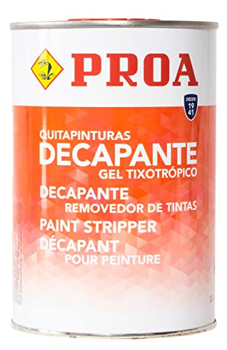 QUITAPINTURAS DECAPANTE EN GEL. Elimina pinturas y barnices sin esfuerzo. PROA 1 LITRO