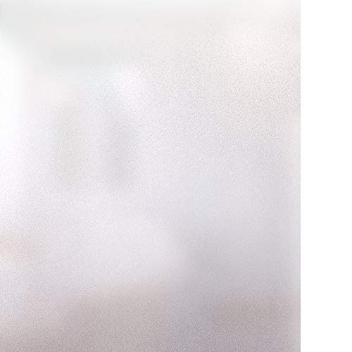 rabbitgoo Vinilo para Ventana Privacidad Lámina Adhesiva Pegatina Translúcida Adhesiva Decorativa del Vidrio Autoadhesiva con Electricida Estática Esmerilado Control de Calor y Anti UV 44.5x200cm