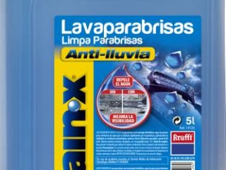 Rain-X 14126 Lavaparabrisas anti-lluvia protección -5°C, Fabricado en España, Repelente lluvia, Parabrisas, 5 litros