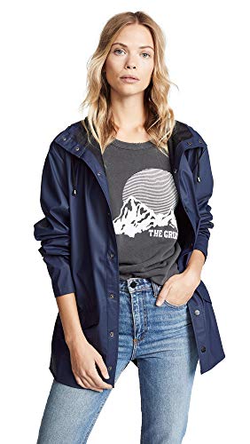 Rains Jacket, Impermeable para Hombre,, color azul, talla Large