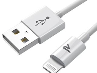 RAMPOW Cable iPhone Cargador iPhone - [Apple MFi Certificado] con C89 Cable Lighting para iPhone 13/13 mini/13 Pro Max/12/11/11 Pro/X/XS/8/7/6/iPad-1M