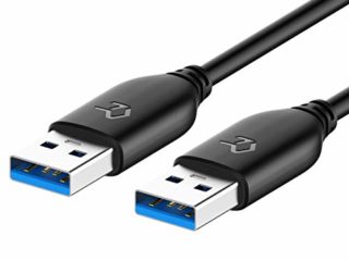 Rankie Cable USB 3.0 Tipo A a Tipo A, Negro, 1,8 m