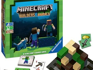 Ravensburger - Minecraft Builders & Biomes, Edad recomendada 10+, Juego de Mesa Infantil del Popular Videojuego - Dimensiones 25 x 25 x 8 cm