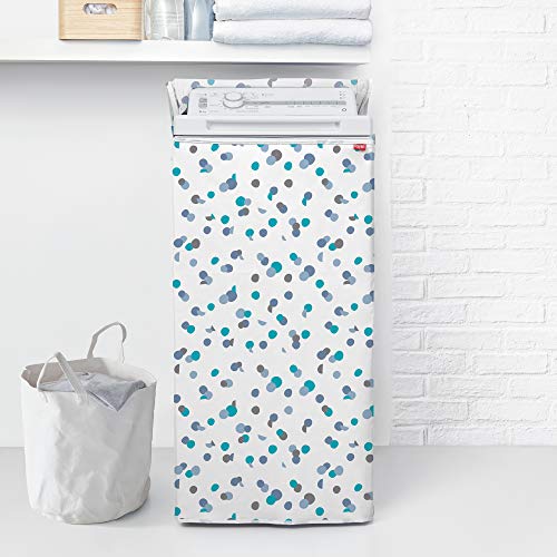Rayen 84 x 45 x 65 cm Gama Medium Carga Superior Secadora con Cremallera | Funda Lavadora Impermeable, Blanco-Azul