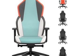 RECARO RAE Bright Blue | Silla de Escritorio I Silla de Oficina y Gaming I Silla ergonómica con Funda de Tela Transpirable I Silla giratoria Ajustable para Home Office
