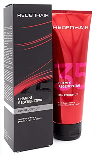 REDENHAIR - Champú Regenerativo - Champú Anticaída - Tratamiento Anticaída de Cabello - Estimulador Crece Pelo - Ideal Crecimiento Cabello - Anticaída Cabello Mujer y Hombre - 250 ml.