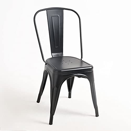 Regalos Miguel - Sillas Comedor - Silla Torix - Negro Mate - Envío Desde España
