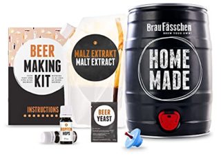 Regalos Originales Kit para elaborar Cerveza Estilo Oktoberfest en Casa - Producto de Alemania - Disfruta tu cerveza en sólo 7 días - Brewbarrel Braufässchen
