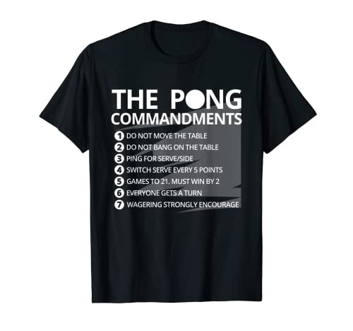 Reglas de ping pong para ping pong Camiseta