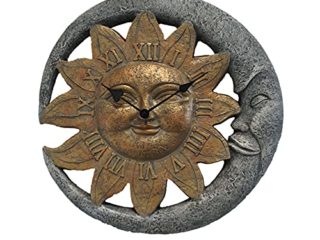 ☀Reloj de Pared Sol y Luna ☀ Decorativo ☀ Números Romanos ☀
