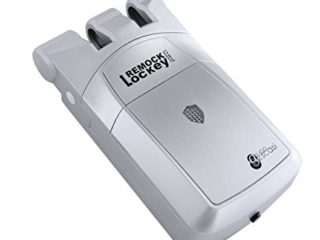 Remock Lockey Pro RLP4S Cerradura de Seguridad Invisible con 4 mandos, 3 V, Plata