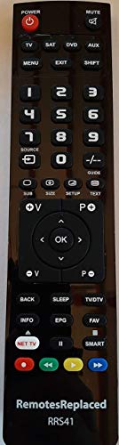 RemotesReplaced Mando a Distancia Compatible con LG 50UK6750PLD