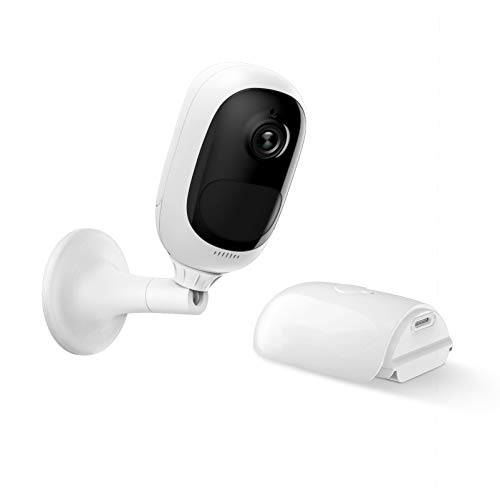 Reolink Cámara Vigilancia Exterior WiFi Sin Cable con Batería Recargable, 1080P Solar Cámara IP Impermeable, Detección de Movimiento PIR, Audio de 2 Vías, Compatible con Alexa y Google, Argus Pro