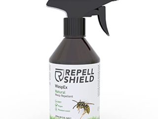 RepellShield Spray Antiavispas Exterior e Interior Orgánico, 250ml - Anti Avispas Natural, Repelente Avispas Piscinas - Alternativa Eco a Trampa Avispas Exterior, Insecticida Avispas y Veneno Avispas