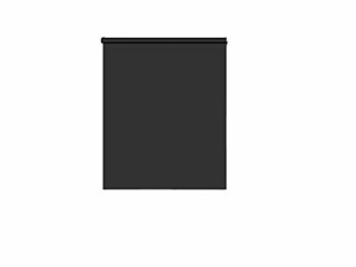 RESTAR  Estor Enrollable 80% Blackout para Ventanas y Puertas，protección Visual (Negro, 60x200 cm)