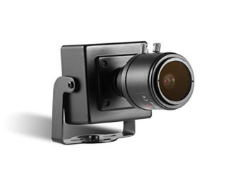 Revotech Zoom Mini Cámara IP PoE, HD 3 MP Pequeña Cámara de Seguridad Interior , Lente de Zoom Manual de 2,8-12 mm P2P Cámara de Video CCTV H.265 (I712-P Negro)