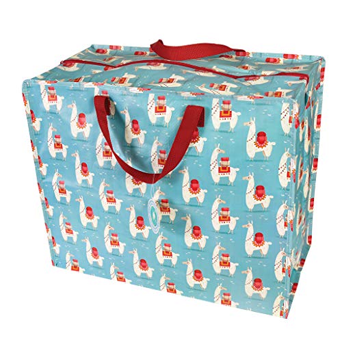 Rex London - Bolsa de Almacenamiento con Cremallera (55 x 48 x 28 cm, 70 L), Color Azul