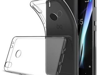 REY Funda Carcasa Gel Transparente para BQ AQUARIS X/BQ AQUARIS X Pro, Ultra Fina 0,33mm, Silicona TPU de Alta Resistencia y Flexibilidad