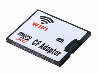 RGBS Adaptador WIFI tarjeta de memoria TF Micro SD a CF Compact Flash Card Kit para cámara digital DSLR