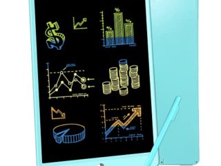 Richgv Tableta Escritura LCD Color,13,5 Pulgadas Pizarra Digital LCD Writing Tablet Tablero de Dibujo Electrónico para Apuntar Recordatorios Escribir o Dibujar (Azul)