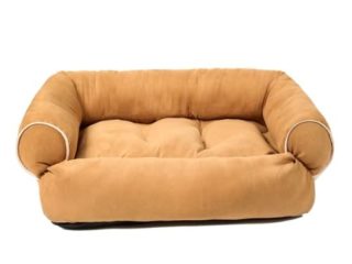 RICHRAIN Sofá cama para perro de sueño profundo para gato de alta calidad, cama para animales de compañía, más gruesa y cálida en invierno, para gatos y perros pequeños, Kaki)