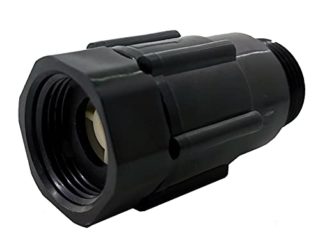 Riegopro Reductor de presión a 1 o 2 bares Roscado a 3/4" M-H. Indicado para mantener la presión del sistema de riego a un nivel óptimo de trabajo. Fabricado en Polietileno de gran calidad (2 Bar)