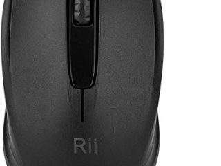 Rii Ratón inalámbrico RM100+, para PC, Portátil, Windows, Ofimática. 1000 dpi. Incluye Receptor USB (Nergo)