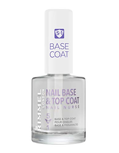 Rimmel London Nail Nurse Base & Top Coat 5 en 1 Tratamiento para uñas Tono 5 en 1 - 12 ml