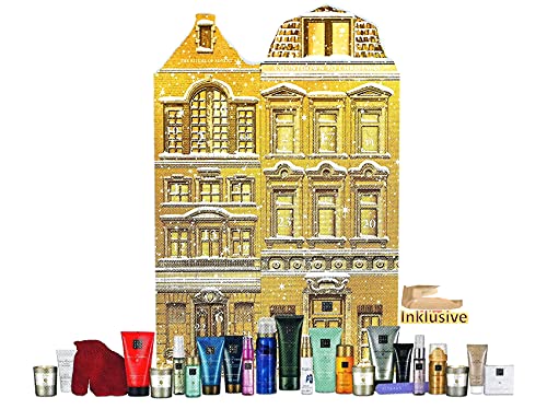 RITUALS The Ritual of Advent 2D Calendario de Adviento 2021 - Exclusivo Calendario 2021 de Belleza con 24 Regalos de Lujo, Incluidas 4 Velas de Adviento - Con Caja de Regalo y Cinta
