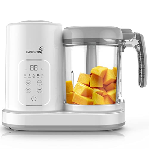 Robot Cocina Bebe | Robot de cocina |Licuadora De Puré, Máquina De Molinos Para Calentar Alimentos Para BebéS, Temperatura Constante Las 24 Horas,8 Bolsas De Alimentos Reutilizables