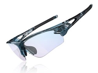 ROCKBROS Gafas de Ciclismo Fotocromáticas, Lente Inteligente Protección UV400 para MTB Bicicleta Running Deportes, Unisex