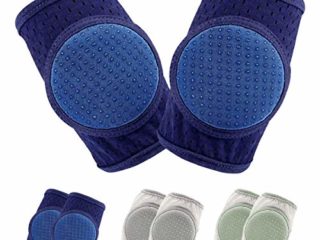 Rodilleras para gatear,rodillera bebe gateo rodillera para bebés gatear protector ajustable para bebé pequeños, 3 pares